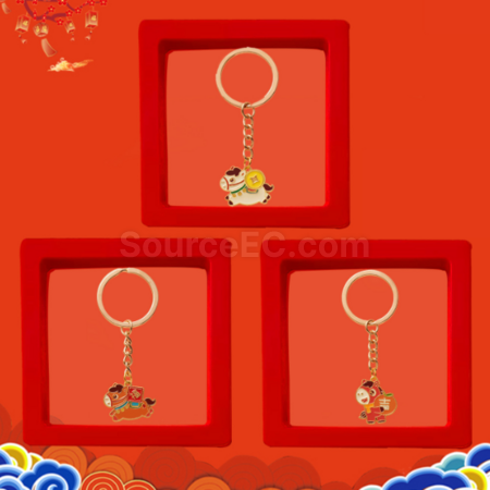 客製化馬年小馬鑰匙扣掛件禮品
