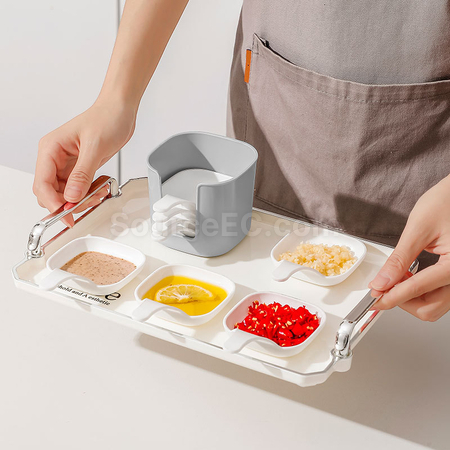 客製化帶手柄家用火鍋調料碟禮品