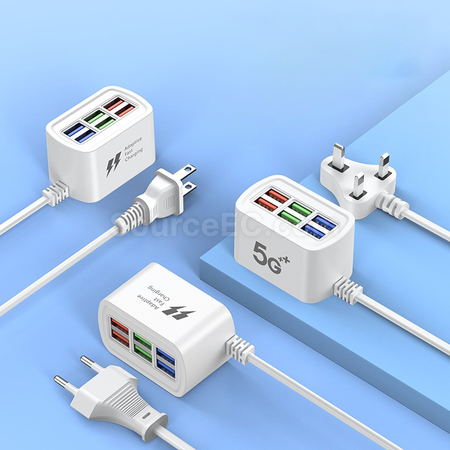 客製化便攜桌面多口充電器禮品