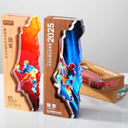 客製化創意木獎座禮品