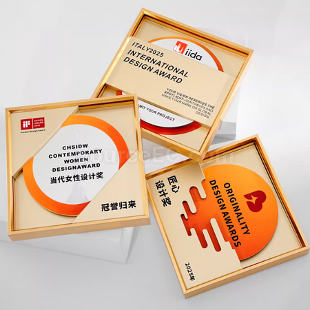 客製化環保竹纖維金屬獎牌禮品