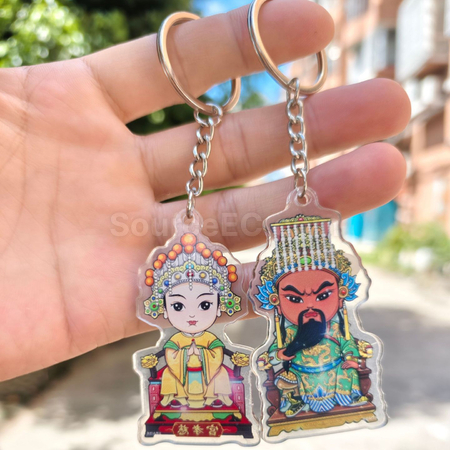 客製化Q版神仙平安符鑰匙扣禮品