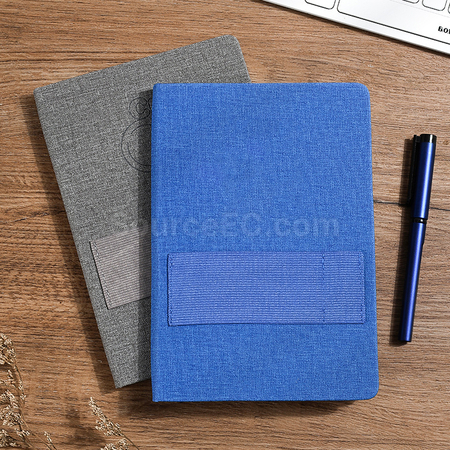 客製化布紋皮面記事本禮品