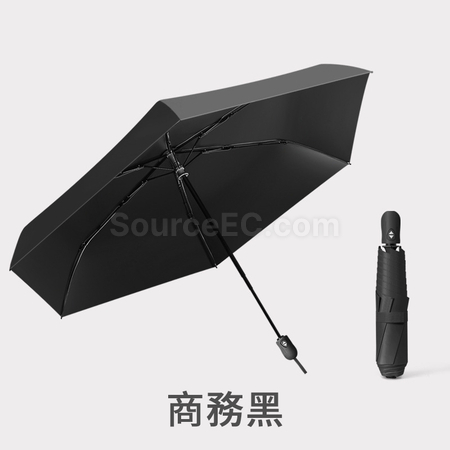 客製化超輕六骨自動摺疊雨傘禮品