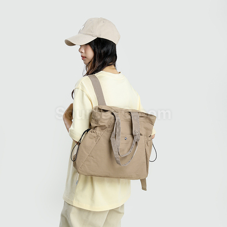 客製化大容量百搭抽繩休閒包禮品