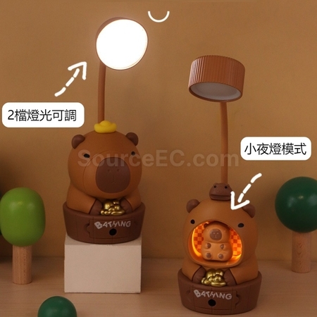 客製化充電LED卡通公仔檯燈（削鉛筆器）禮品