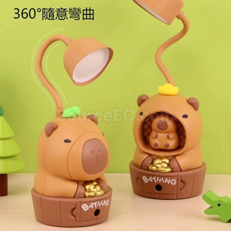 客製化充電LED卡通公仔檯燈（削鉛筆器）禮品