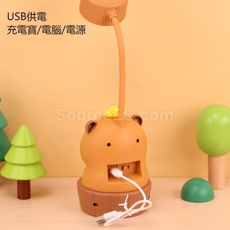 客製化充電LED卡通公仔檯燈（削鉛筆器）禮品