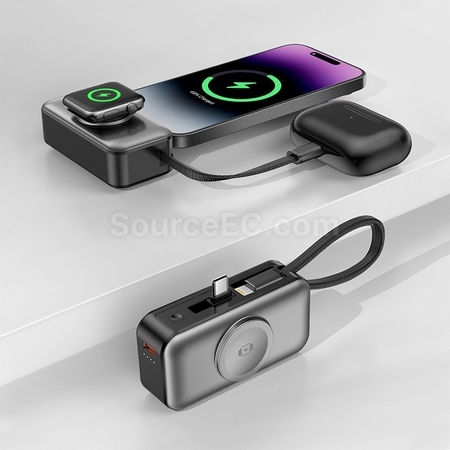 三合一膠囊行動電源