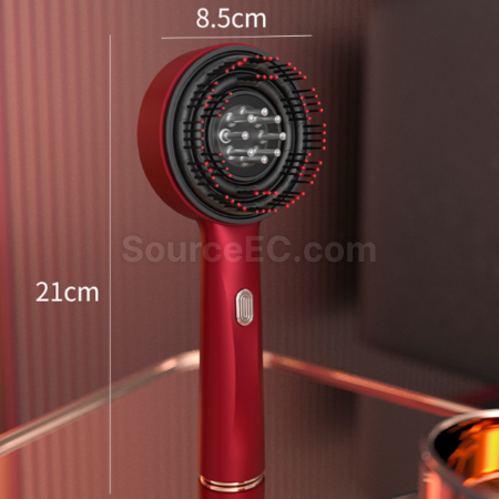 客製化頭皮電動按摩梳生髮儀紅光養髮梳禮品