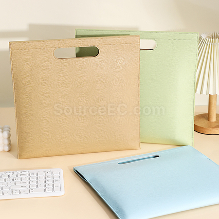 客製化A4手提PU文件袋禮品