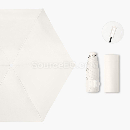 客製化伸縮五折便攜遮陽傘禮品