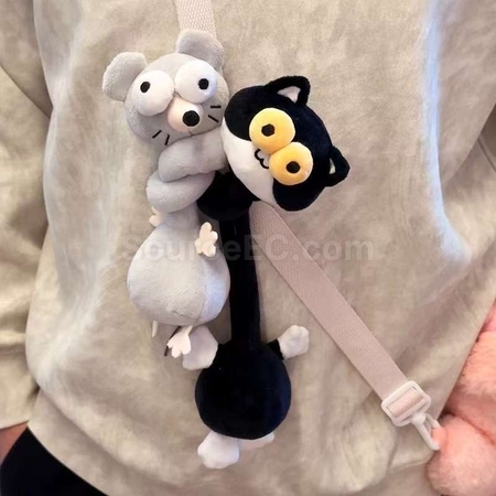 客製化客製化長頸動物可愛掛件玩偶禮品