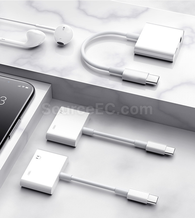 客製化Type - C二合一耳機充電擴充器禮品