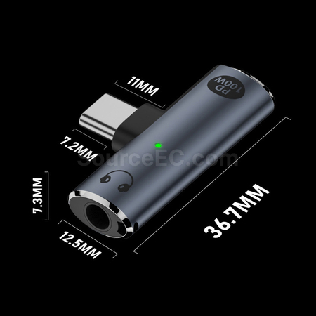 客製化Type-C二合一耳機充電擴充器禮品