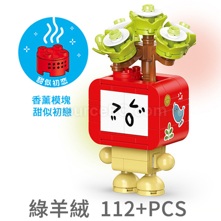 客製化表情包多肉植物積木盲盒禮品
