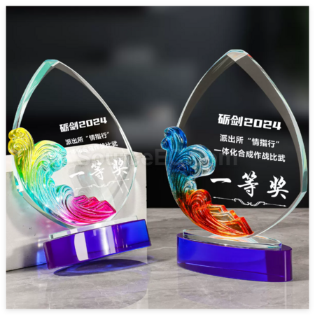 客製化琉璃水晶獎座禮品