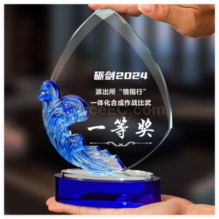客製化琉璃水晶獎座禮品