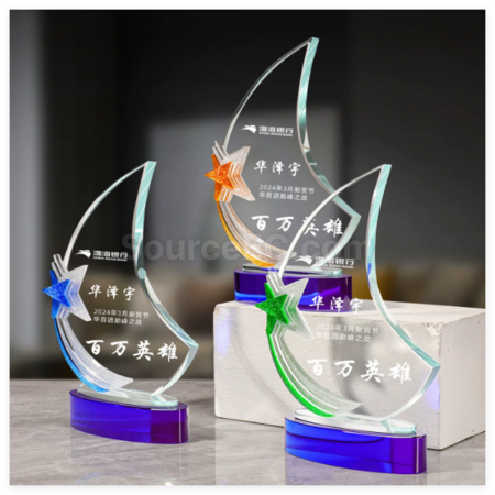 客製化琉璃水晶獎座禮品