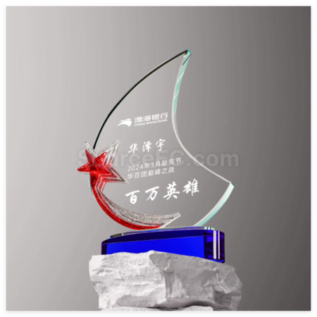 客製化琉璃水晶獎座禮品