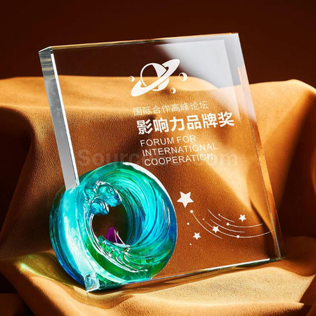 客製化水晶獎座禮品