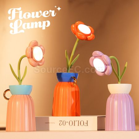 客製化花朵檯燈擺件禮品