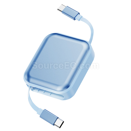 客製化240W雙Type-C伸縮數據線禮品