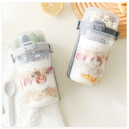 客製化便攜雙層沙拉杯禮品