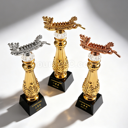 客製化龍舟水晶獎盃禮品