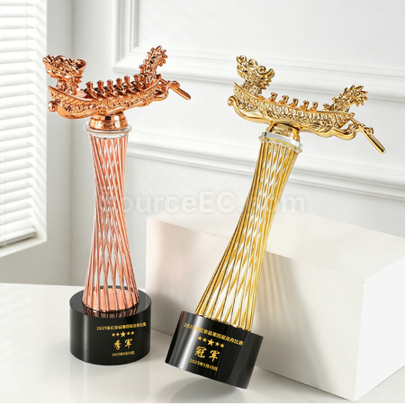 客製化龍舟水晶獎盃禮品