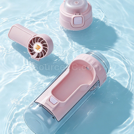 客製化降溫噴霧水杯風扇禮品