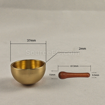 客製化迷你黃銅頌缽減壓冥想缽禮品
