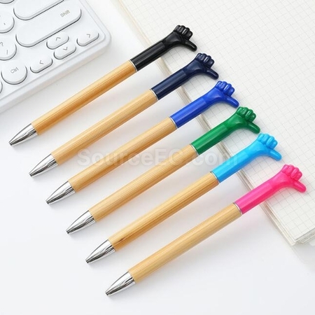 客製化點贊環保竹木筆禮品