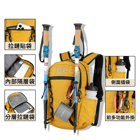 客製化輕量多功能戶外後背包禮品