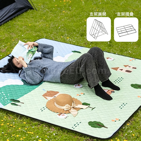 客製化靠背戶外野餐墊禮品