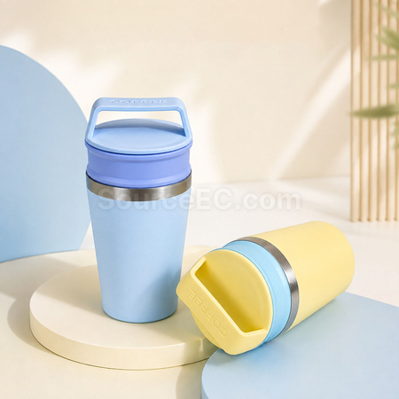 客製化手提隨行咖啡杯不鏽鋼保溫杯禮品