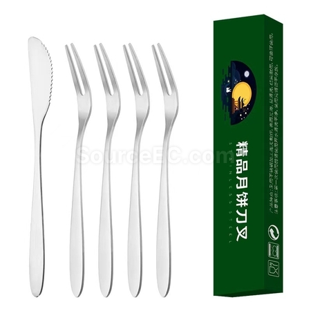 客製化中秋月餅刀叉禮品