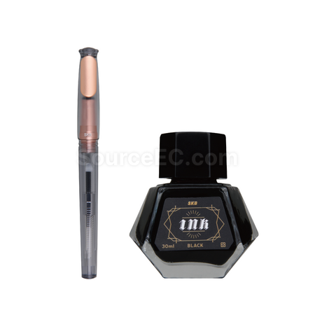 客製化【台製】NOTI黃銅玫瑰金鋼筆特惠組禮品