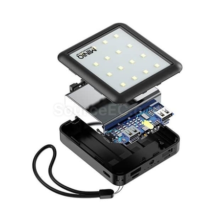 客製化【台製】快充自帶雙線行動電源禮品