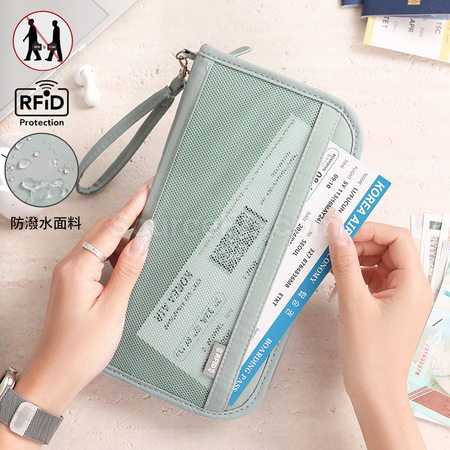 極簡防盜刷RFID護照包