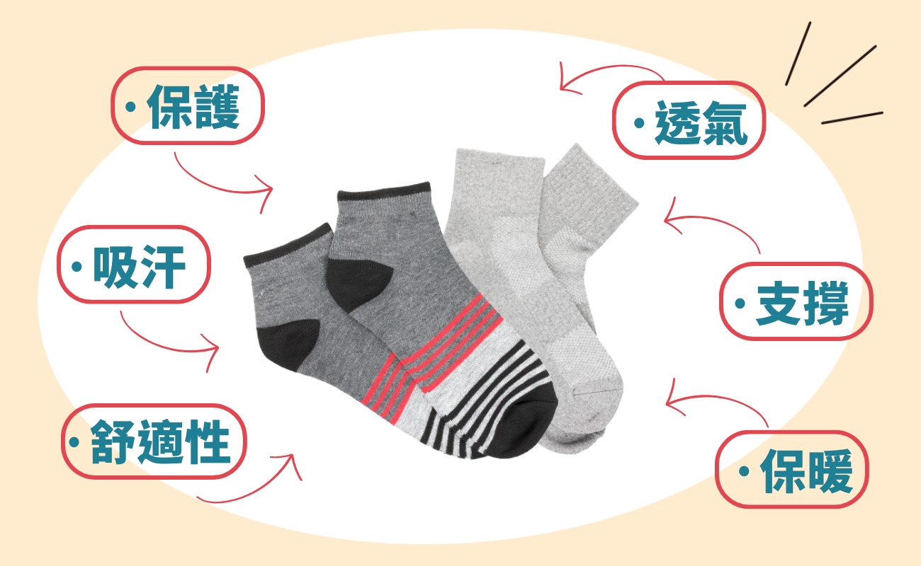 襪子的功能