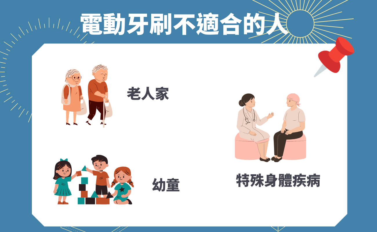 電動牙刷什麼人適用？