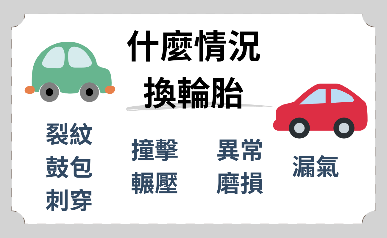 什麼情況換輪胎