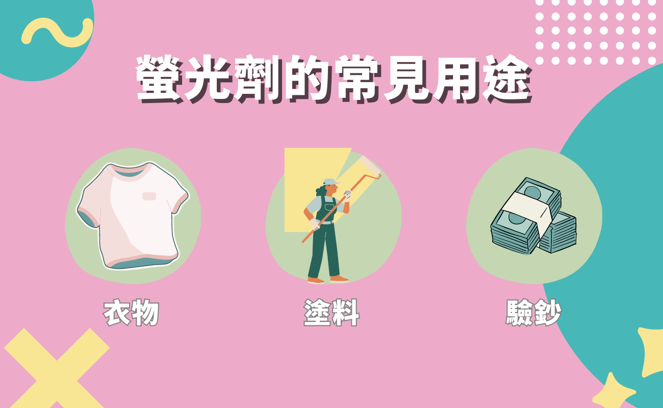 螢光劑的常見用途