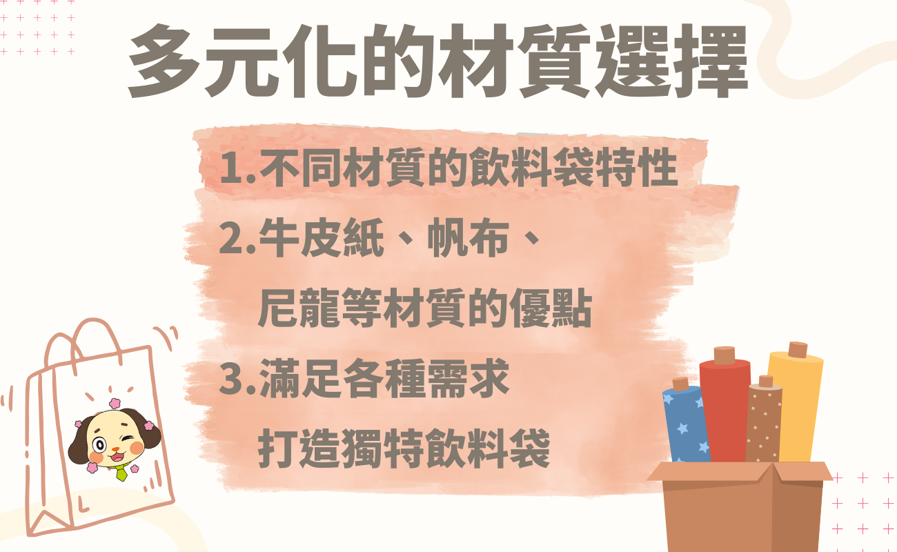 客製化飲料袋,咖啡杯套,品牌形象,獨特亮眼,多元材質