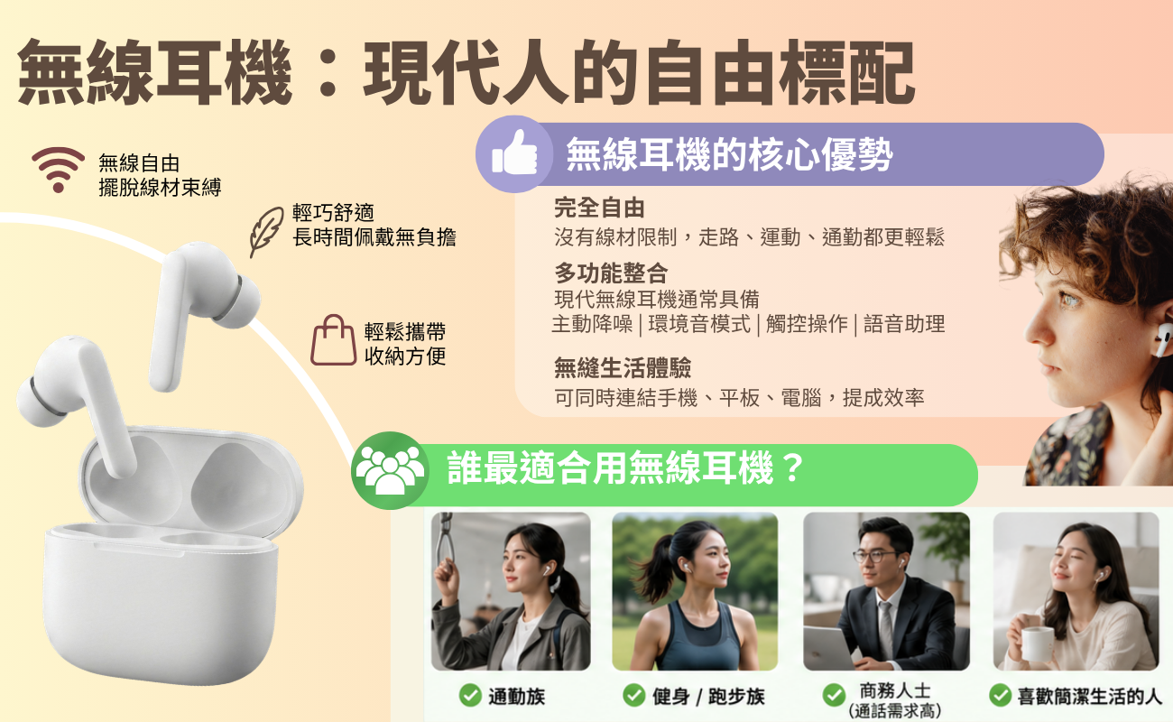 無線耳機, 有線耳機, 藍牙耳機推薦, 耳機選購, 耳機比較, ANC降噪, 音質耳機