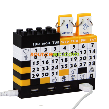 客製化Gattola HUB積木檯曆禮品