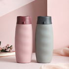 客製化卷卷矽胶折叠水樽600ML
