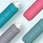 客製化創意矽膠折疊水樽600ML