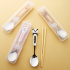 貓熊不銹鋼餐具套裝